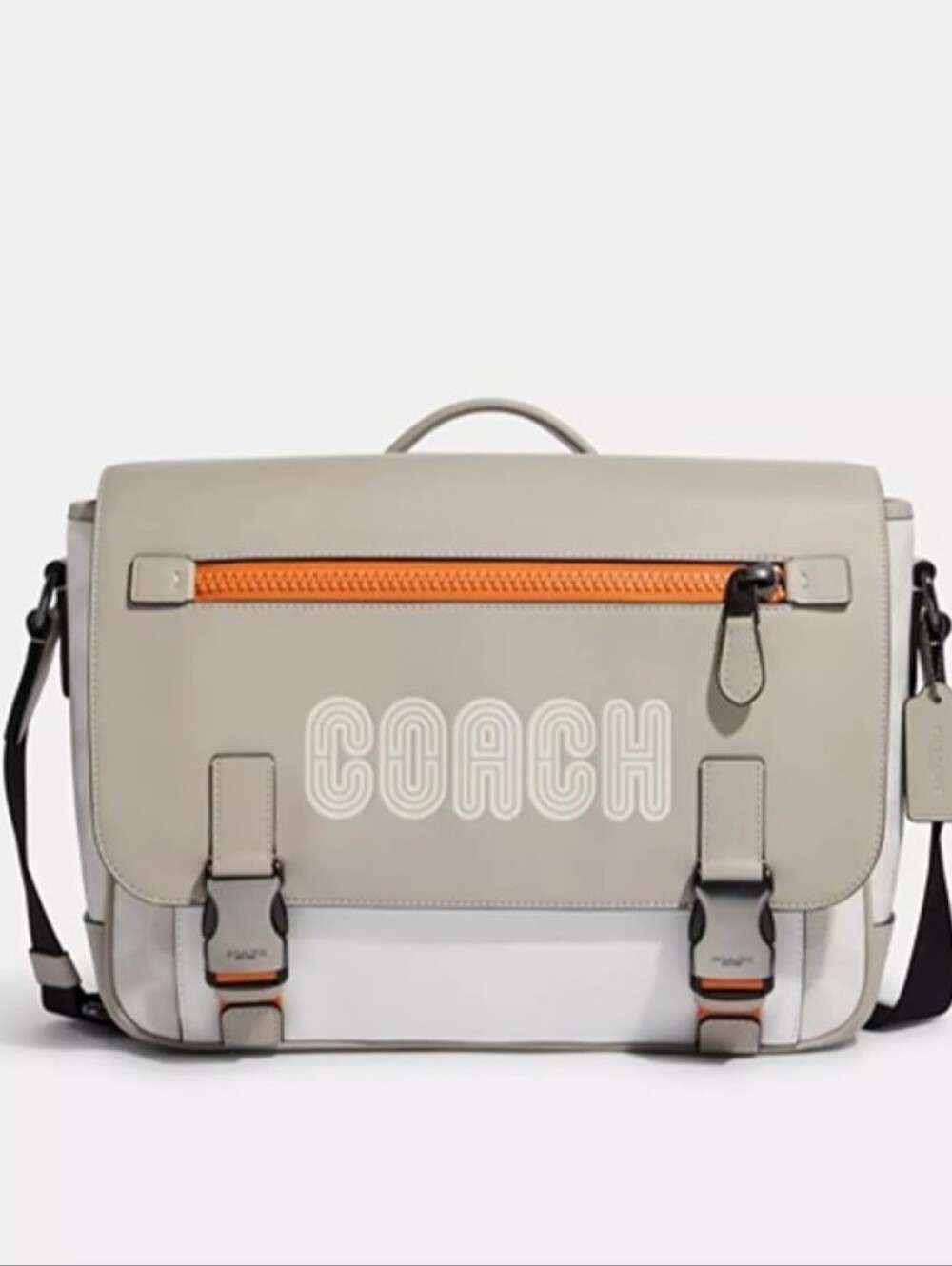Coach Track Messenger Bag in Colorblock Signature Canvas